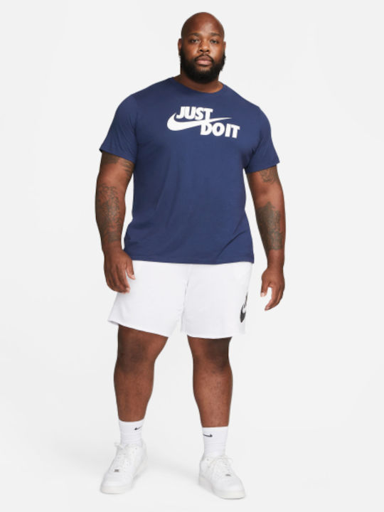 Just Do It Athletic T-shirt Navy Blue