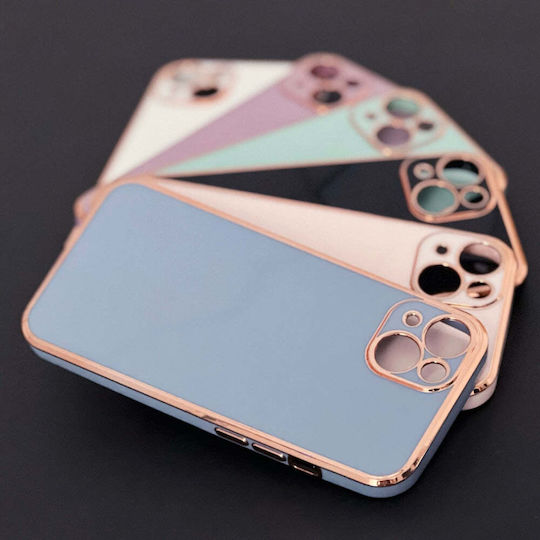 HQWear Umschlag Rückseite Silikon Gold (iPhone 13 Pro)