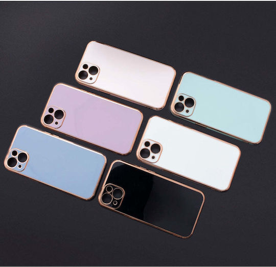 HQWear Umschlag Rückseite Silikon Gold (iPhone 13 Pro)