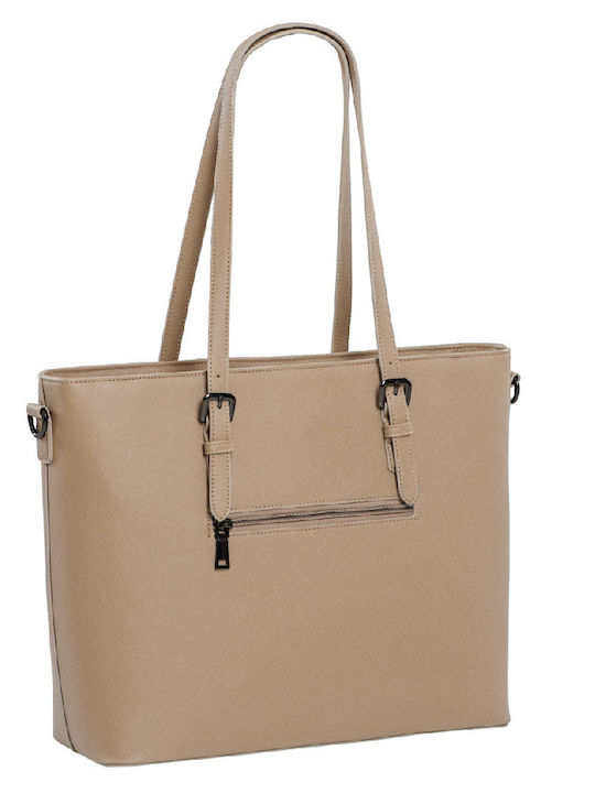 Lithgow Damentasche Schultertasche Beige