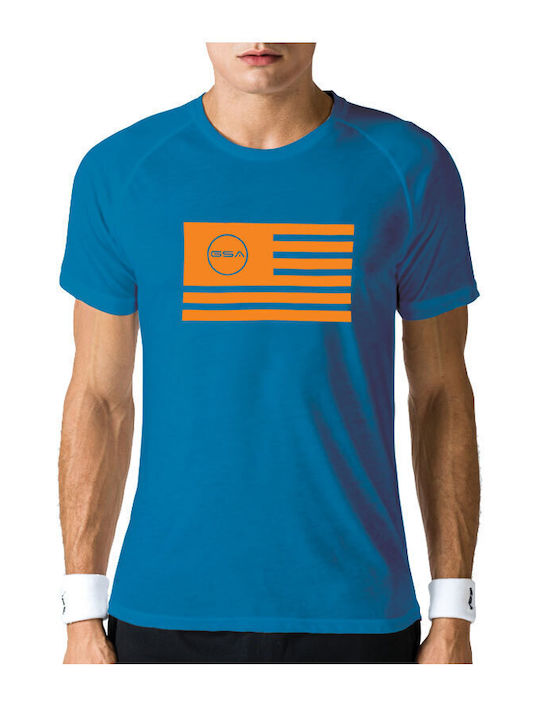 Superlogo Tricou Sport Albastru Deschis