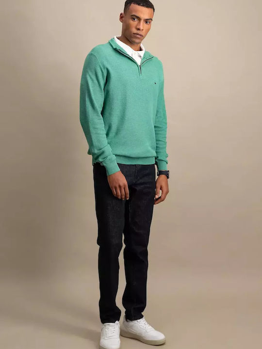 Troyer Long Sleeve Sweater Green