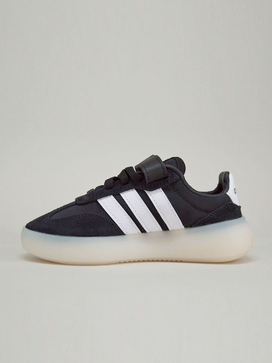 Barreda Decode Stripes Kids Sneakers with Hoop & Loop Closure Black
