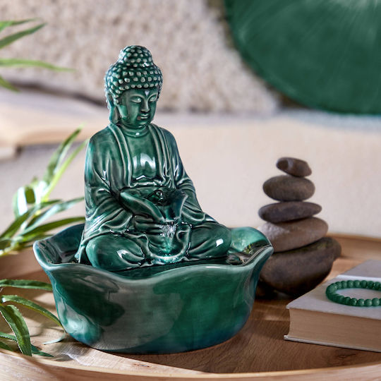 Balance Tabletop Decor Buddha Fountain Green Green Diameter 21cm X Height 24cm Balance Tabletop Decor Buddha Fountain Green Green Diameter 21cm X Height 24cm