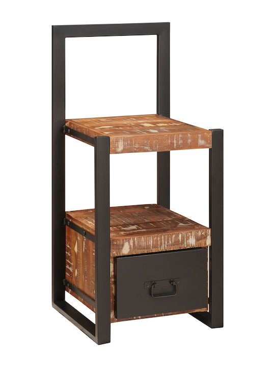 vidaXL Κρεμάστρα Δαπέδου από Ξύλο Πολύχρωμη 40x40x90cm