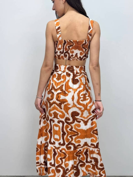 Set mit Rock Orange