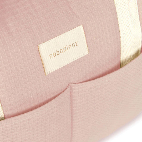 Nobodinoz Shoulder Bag - Diaper Changing Pad Opera Pink