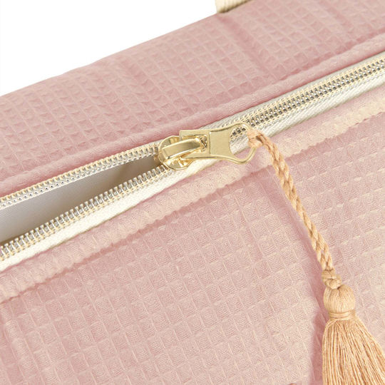 Nobodinoz Shoulder Bag - Diaper Changing Pad Opera Pink