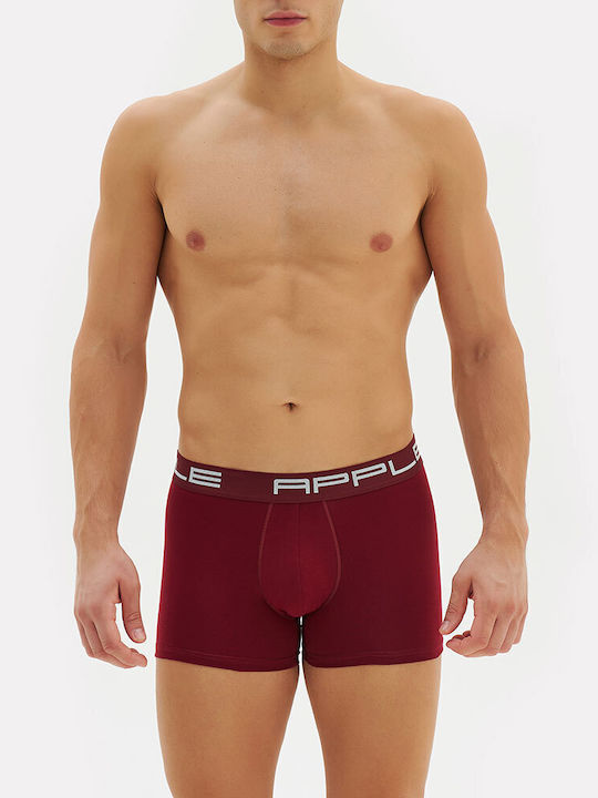 Men's Boxers Black, Burgundy, Khaki 3Pack