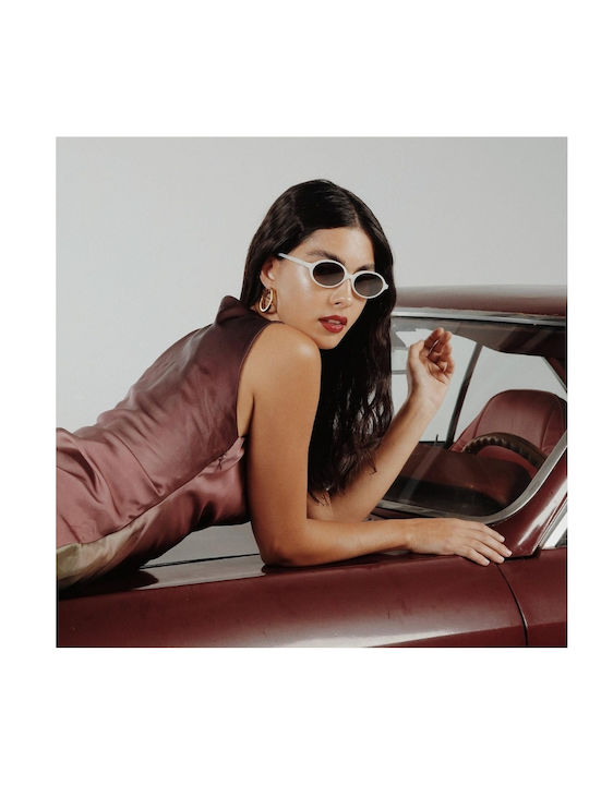 JohNocera Women's Sunglasses with White Plastic Frame MINA/262-C4-5317
