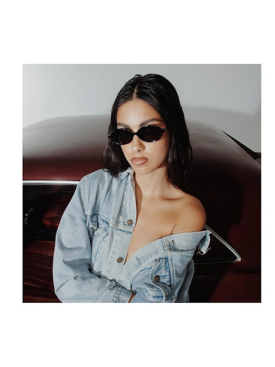 JohNocera Women's Sunglasses with Black Plastic Frame and Black Lens MINA/262-C1-5317