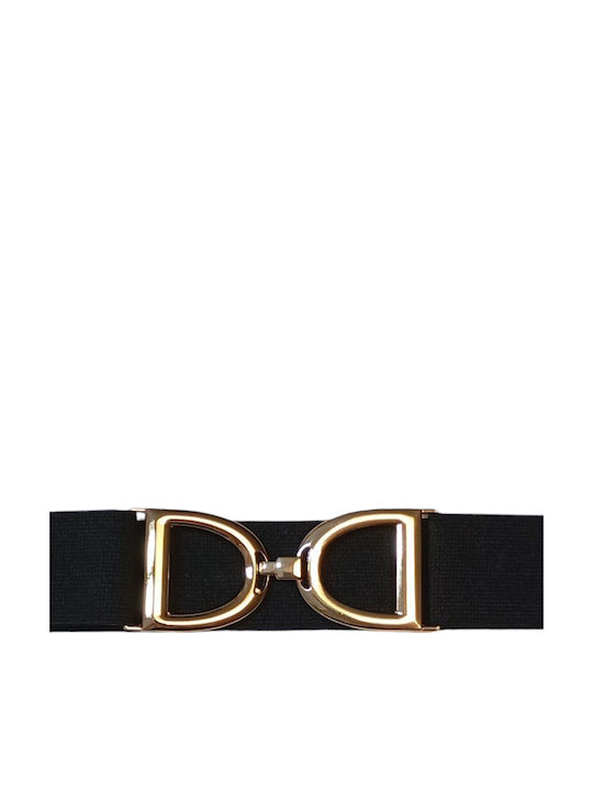 Elastic Women's Belt Black