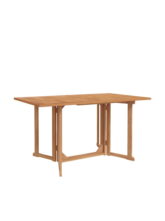 Set Sala De Mese Pentru Exterior 7 Piese Maro