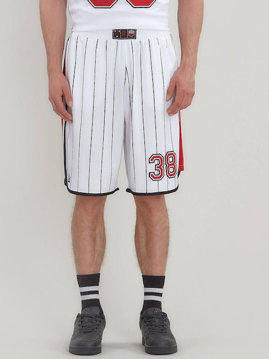 Men's Athletic Shorts White