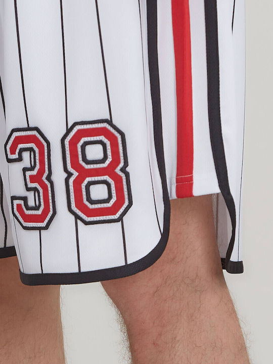 Men's Athletic Shorts White