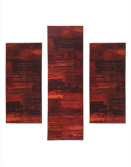 Ragolle 68729-8010 Комплект Килими За Спалня Mancini Червени 68729-8010 3 Бройки