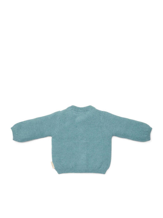 Kids Cardigan Knitted Baby Blue
