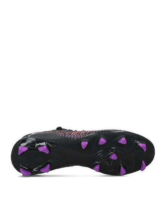 8 Play Kids Molded Soccer Shoes Black