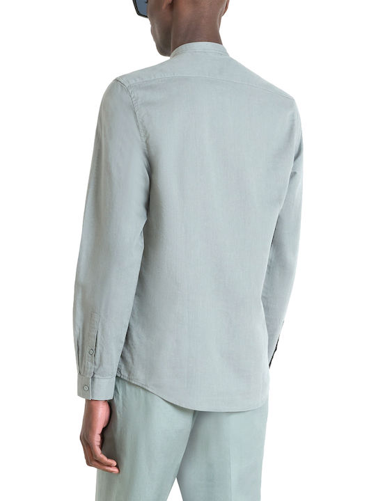 Antony Morato Toledo Leinen Hemd Green