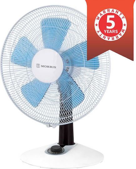 Morris Tabletop Fan 60W Fan Diameter 40cm White