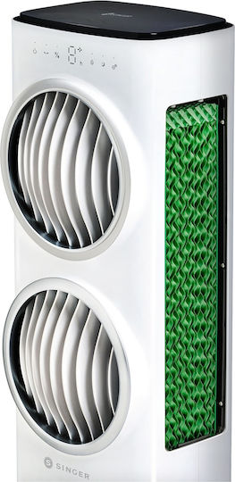 Singer Air Cooler 90W με Τηλεχειριστήριο Λευκό