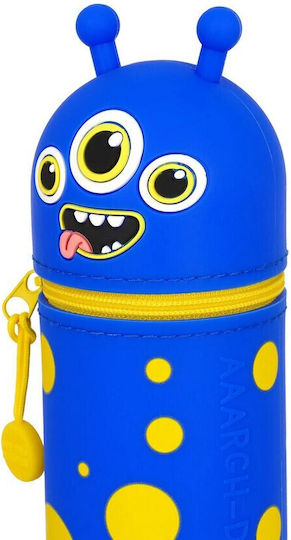 Legami Milano Pencil Case Silicone Barrel Blue