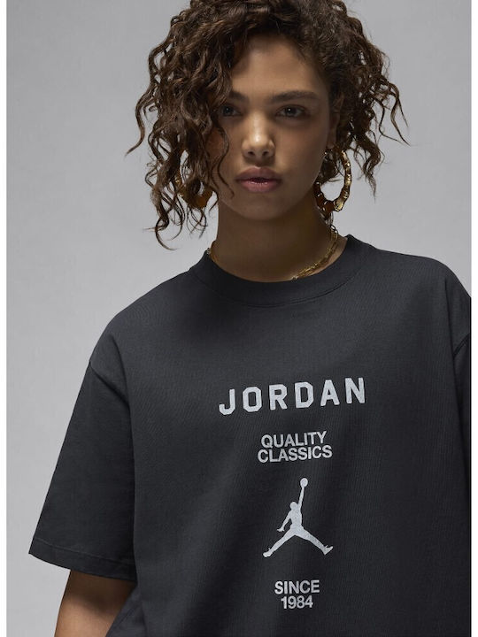 Women's Athletic Oversized T-shirt Black