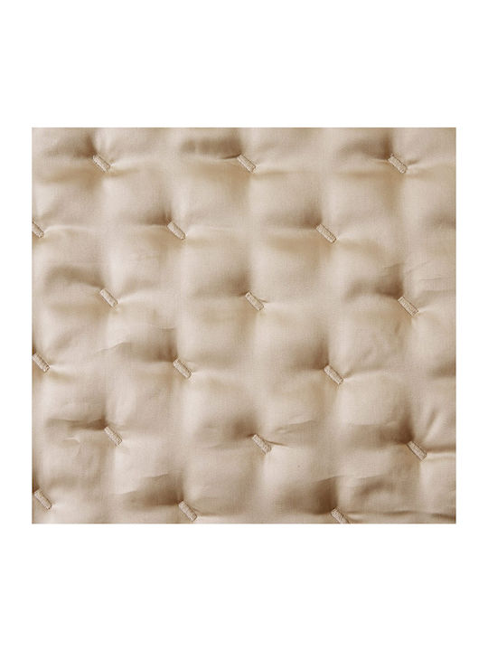 Liolios Home Bedspead Κουβερλί Υπέρδιπλο Microsatin Beige 240x250cm