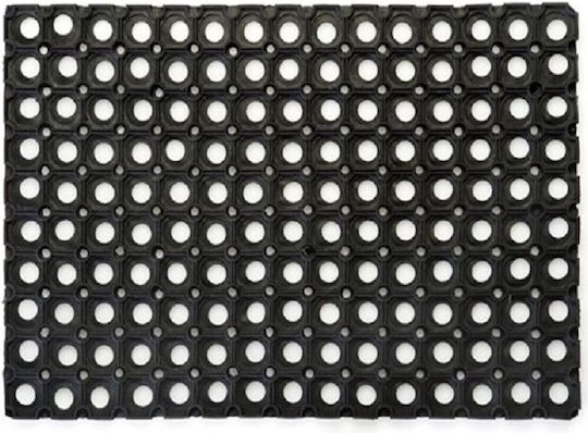Stabplast Πατάκι Εισόδου από Καουτσούκ Μαύρο 75x100εκ. ST-100746 Μαύρα