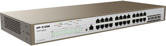 IP-COM PRO-S24-410W Managed L3 PoE+ Switch με 24 Θύρες Gigabit (1Gbps) Ethernet και 4 SFP Θύρες