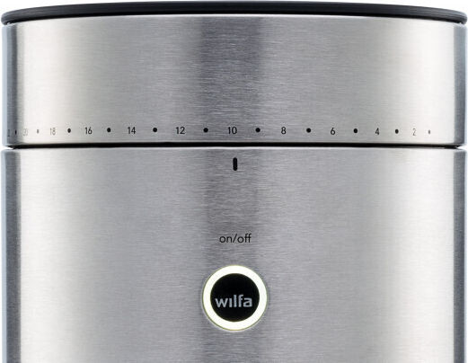 Wilfa Elektrische Kaffeemühle 80W und 41 Mahlstufen Silber