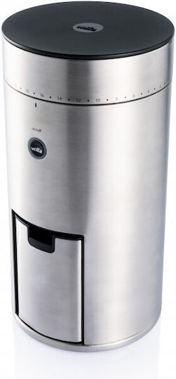 Wilfa Elektrische Kaffeemühle 80W und 41 Mahlstufen Silber