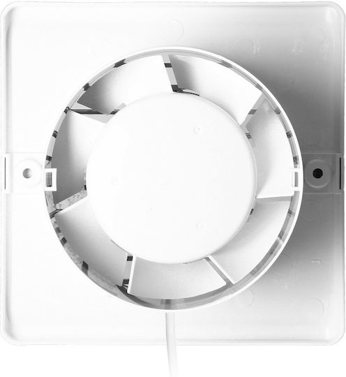 Orno Wall-mounted Ventilator Bathroom 100mm White