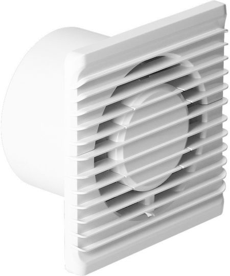 Orno Wall-mounted Ventilator Bathroom 100mm Gray