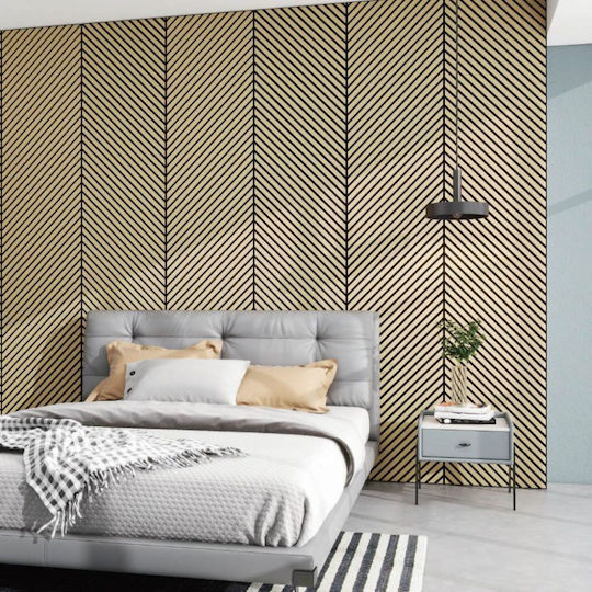 Panouri Decorative 3D Din MDF Cu Filet Cu Adeziv Bej 265x60x2cm Panouri Decorative 3D Din MDF Cu Filet Cu Adeziv Bej 265x60x2cm