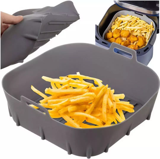 Reusable Non-Stick Silicone Air Fryer Liner 20x20 Cm Aria Trade
