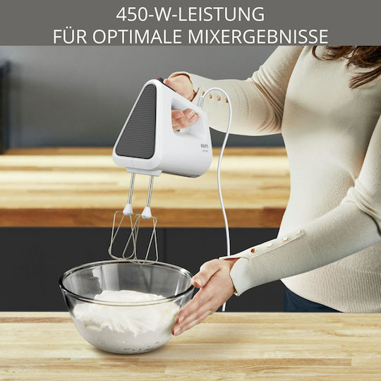 Krups 3 Mix 4000 Μίξερ Χειρός Λευκό