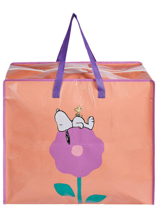 Bag Attack Τσάντα Αποθήκευσης Snoopy Flower Πορτοκαλί Πορτοκαλί Μήκος 55cm X Πλάτος 27,5cm X Ύψος 48cm Bag Attack Τσάντα Αποθήκευσης Snoopy Flower Πορτοκαλί Πορτοκαλί Μήκος 55cm X Πλάτος 27,5cm X Ύψος 48cm
