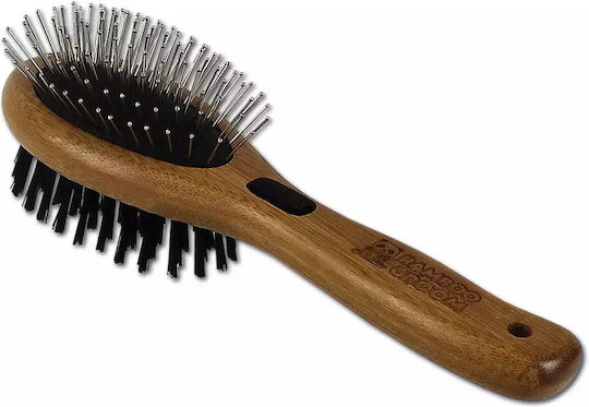 Bamboo Groom Bürste Klein / Mittel Hunde zur Fellpflege
