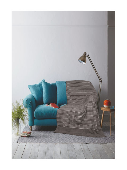 Kipper Throws & Couch Blankets Sofa Throw 2 Seater 180x250cm Beige