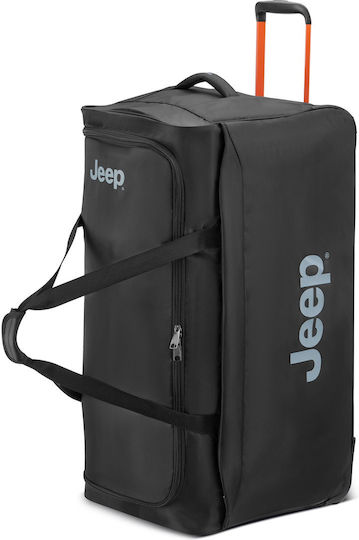 Delsey Jeep Σακ Βουαγιάζ Μαύρο Υφασμάτινο
