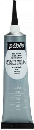 Pebeo Special Craft Paint Gray Gliederung for Wood, Porcelain and Glass 20ml