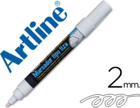 Artline Marker White Blackboard Liquid Chalk 4.0mm
