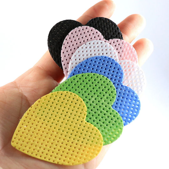 Cellulose Memo Pads 200 Pieces Heart Shape 1# Yellow