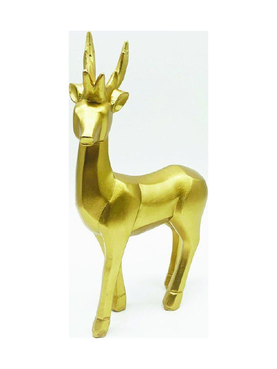 Aca Weihnachtliche Kunststoff Figur Hirsche Weiß Höhe 25cm