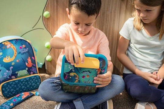 Maped Picnik Schulische Isothermische Hand-Lunch-Tasche 7.1Es Mehrfarbig 17 x 25 x 21cm Dschungel-Fieber