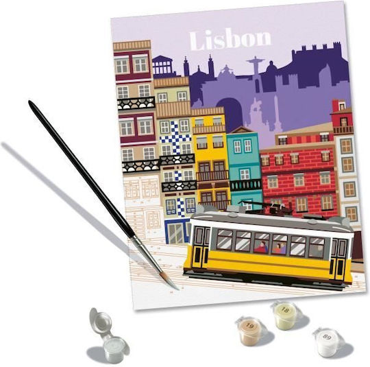 Ravensburger Creart Malen nach Zahlen Erwachsene Lissabon