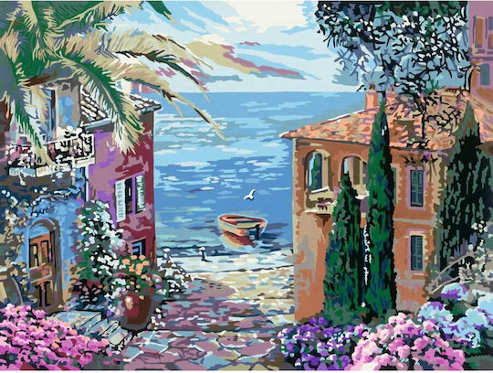 Ravensburger Mediterranean Landscape Colouring Set 40x30cm