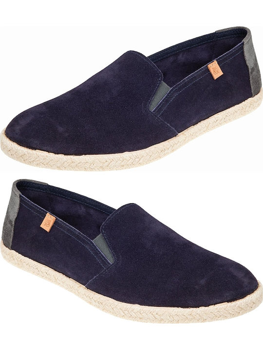 Wildleder Herren Mokassins in Blau Farbe