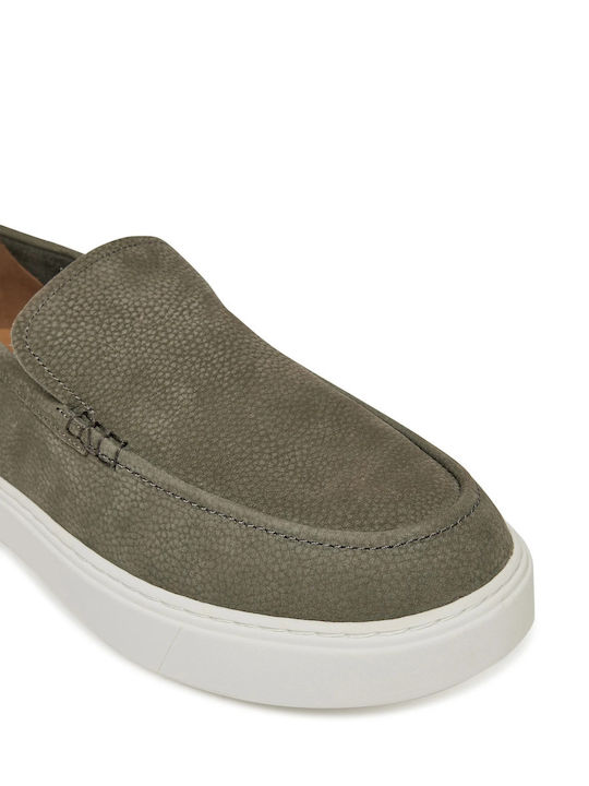 Mocasini barbati in Verde Culori